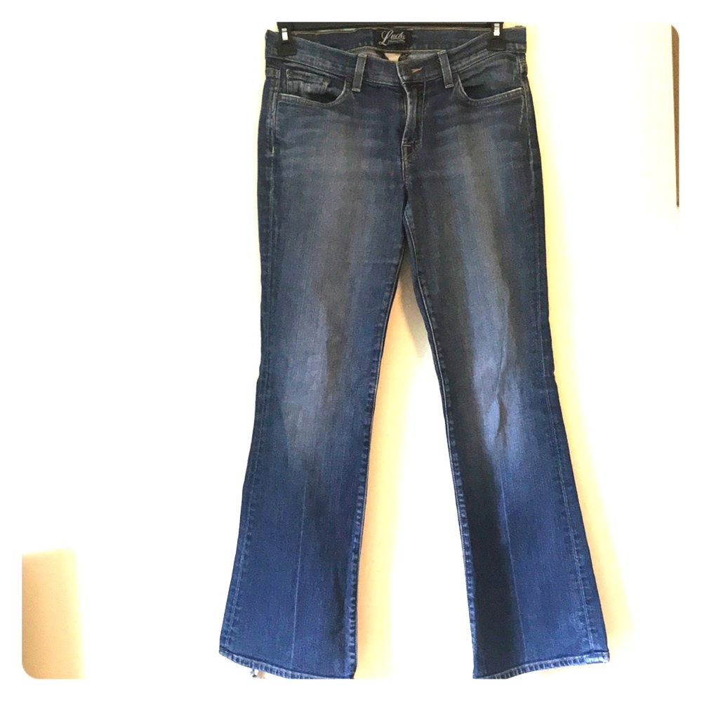 Lucky Brand Dungarees By Gene Montesano Distressed